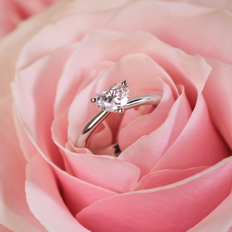 Anello in oro con diamanti Crivelli | De Wrachien Gioielli