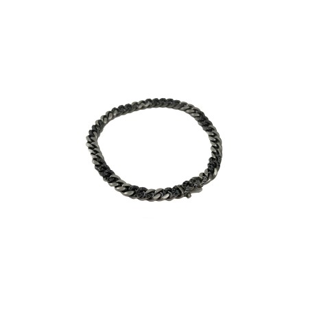 Anteo bracciale groumette titanio | De Wrachien Gioielli