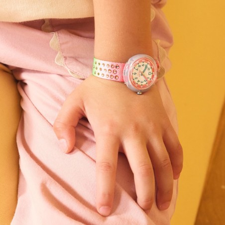 Orologio Flik Flak SPARKLY MELON FPNP179 | Wrachien Gioielli
