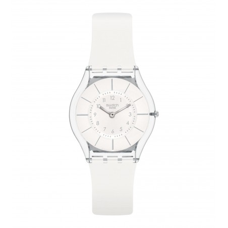 Orologio Swatch Skin WHITE CLASSINESS AGAIN SS08K102-S14 | De Wrachien Gioielli