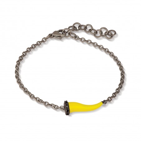 Bracciale Mano J LUCKY HORN CHBRT5BBRKSMGIALLO | De Wrachien Gioielli
