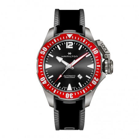 Orologio Hamilton Khaki Navy Frogman Titanium Auto H77805335 | Gioielleria De Wrachien