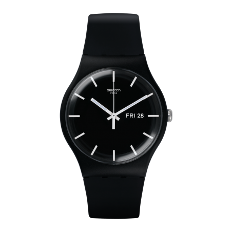 Orologio Swatch New Gent Mono Black Again SO29B704| Gioielleria De Wrachien