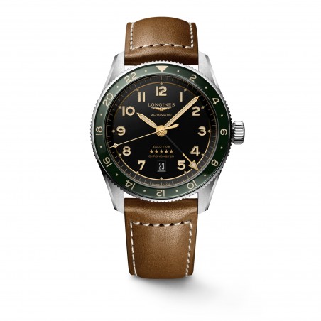 Orologio LONGINES SPIRIT ZULU TIME L38124632 | De Wrachien Gioielli