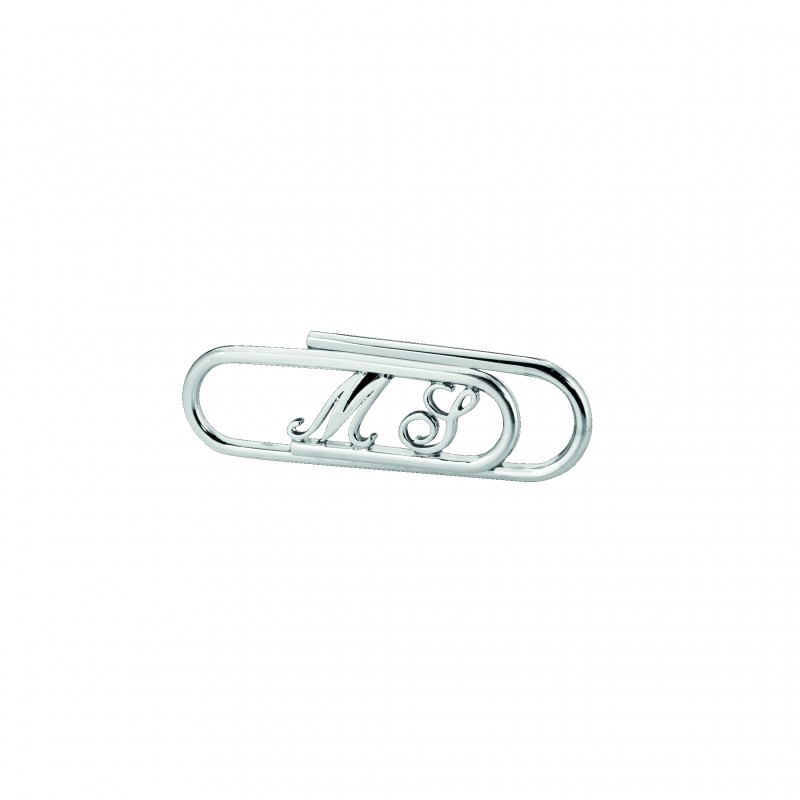 FERMASOLDI CON INIZIALI IN ARGENTO