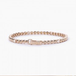 Bracciale argento rosato con cuori PENSIERO STUPENDO Bracciale argento rosato con cuori PENSIERO STUPENDO