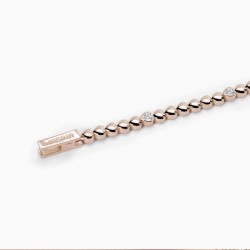 Bracciale argento rosato con cuori PENSIERO STUPENDO Bracciale argento rosato con cuori PENSIERO STUPENDO