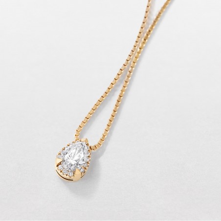 GIROCOLLO IN ORO ROSA E DIAMANTI