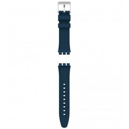 Cinturino originale Swatch New Irony Chrono BLUE GRID AYVS454 | De Wrachien Gioielli