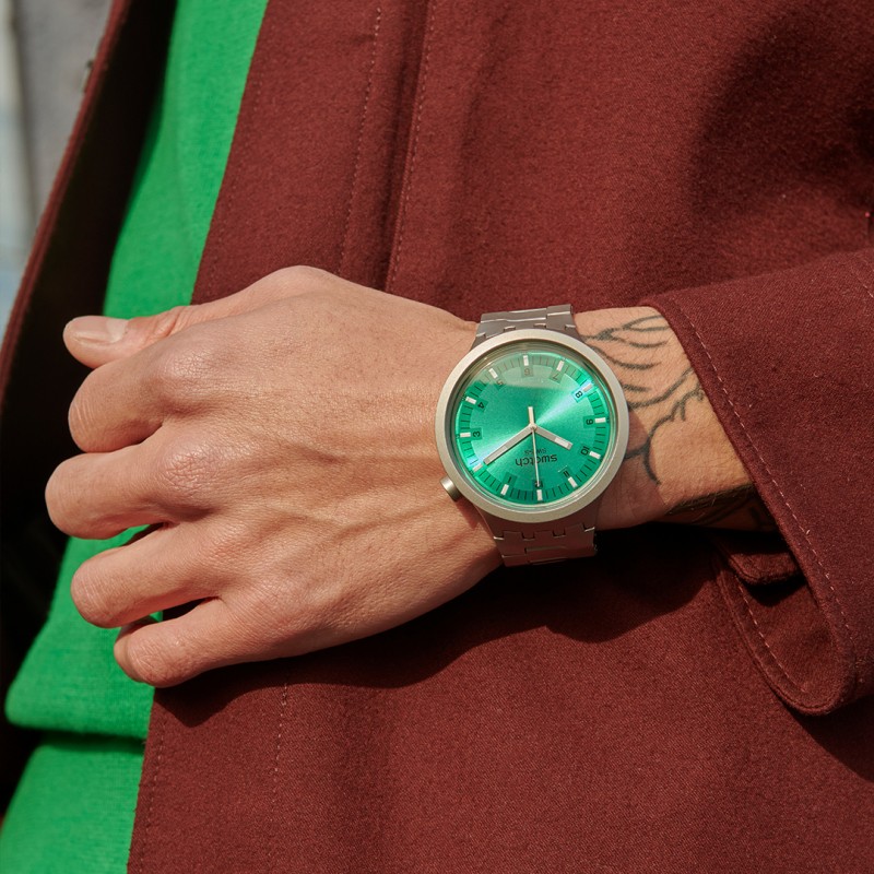 Orologio Swatch Big Bold Irony AQUA SHIMMER SB07S100G | De