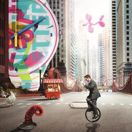 Orologio Swatch GO HAPPY SUOZ196 | De Wrachien Gioielli