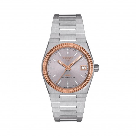 PRX POWERMATIC 80 SILVER 35 mm LUNETTA IN ORO ROSA