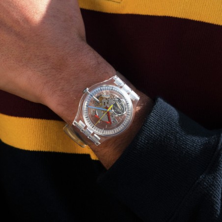 Orologio Swatch New Gent CLEARLY NEW GENT SO29K100-S06| De Wrachien Gioielli