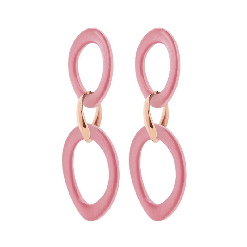 Orecchini in argento Rosso Prezioso AIR DOUBLE | De Wrachien Gioielli Orecchini in argento Rosso Prezioso AIR DOUBLE | De Wrachien Gioielli